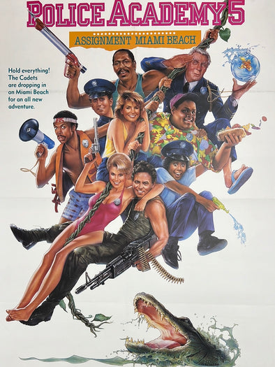 Police Academy 5 - 1988 one sheet movie poster original vintage 27x40