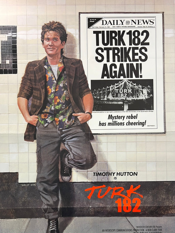 Turk 182 - 1985 movie poster original vintage