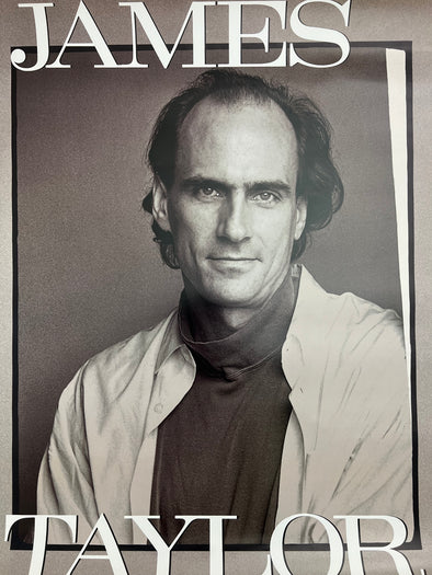 James Taylor - 1988 promo poster original vintage CBS Records