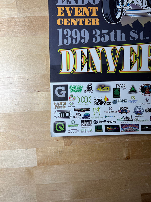 Cannabis Cup - 2013 Dane Holmquist High Times Cannabis Cup poster Denver, CO EXDO Event Center