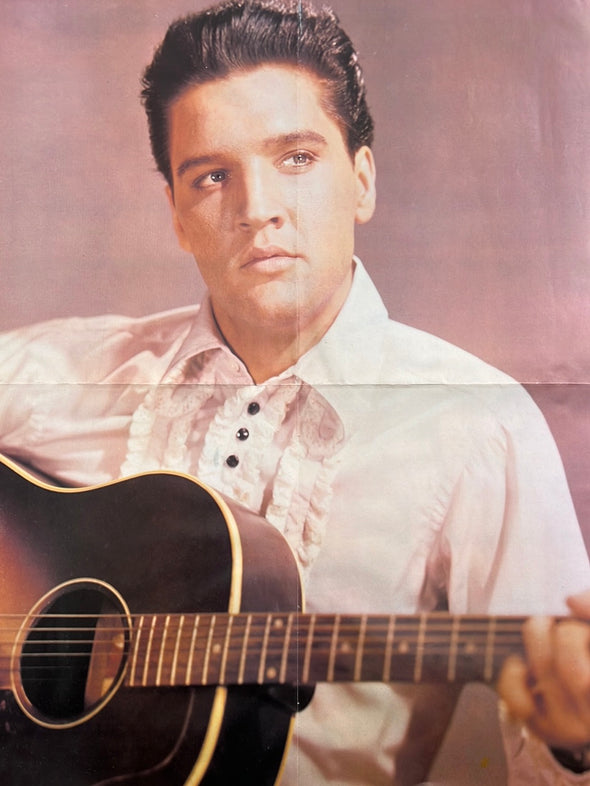Elvis Presley - 1979 Poster Guitar / Lisa Marie Presley (Double Sided)