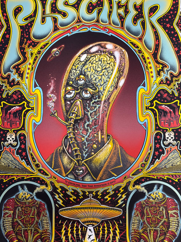 Puscifer - 2024 EMEK poster Red Rocks Morrison, CO