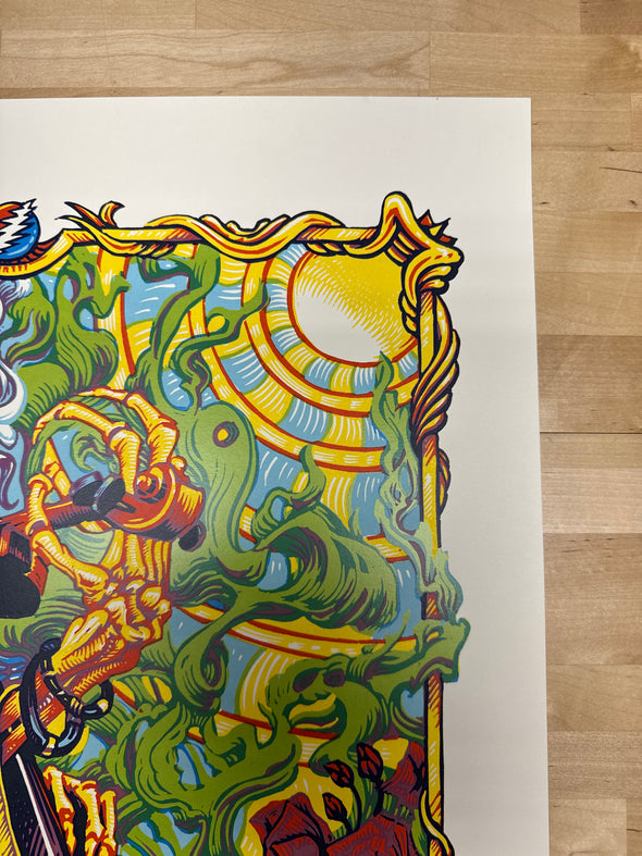 Dead & Company - 2019 AJ Masthay poster Summer Tour 1550