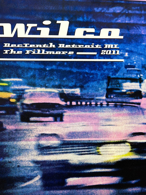 Wilco - 2011 The Silent P poster Detroit, MI The Fillmore