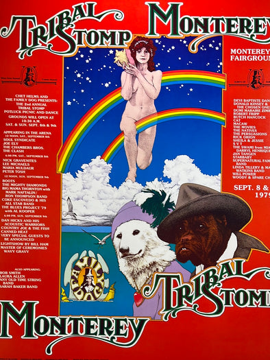 Tribal Stomp Monterey - 1979 Gilbert V. Johnson poster Monterey, CA