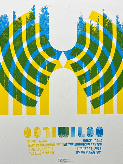 Wilco - 2016 The Silent P poster Boise, ID Morrison Center