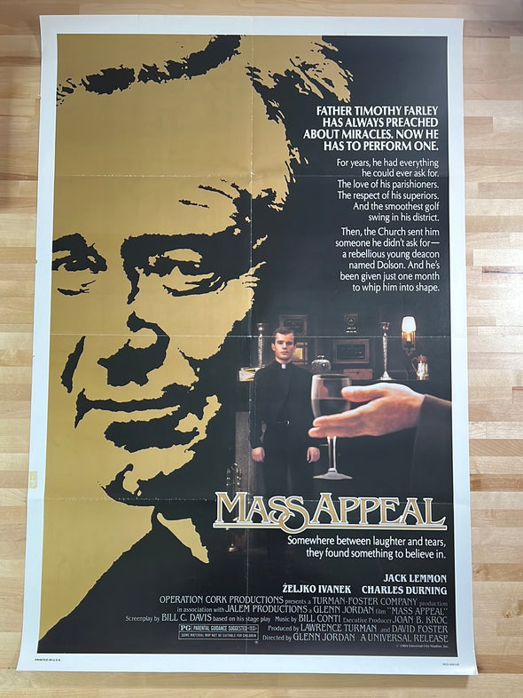 Mass Appeal  - 1984 movie poster original vintage