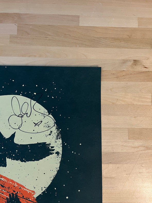 John Butler Trio - 2019 Jordan Narachinsky poster Morrison, CO Red Rocks Amphitheatre (UNAUTHENTICATED SIGNATURE)