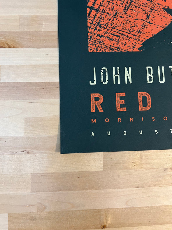 John Butler Trio - 2019 Jordan Narachinsky poster Morrison, CO Red Rocks Amphitheatre (UNAUTHENTICATED SIGNATURE)