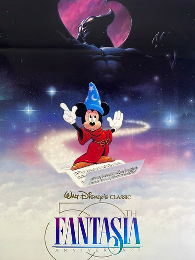 Fantasia - 1990 50th Anniversary movie poster original