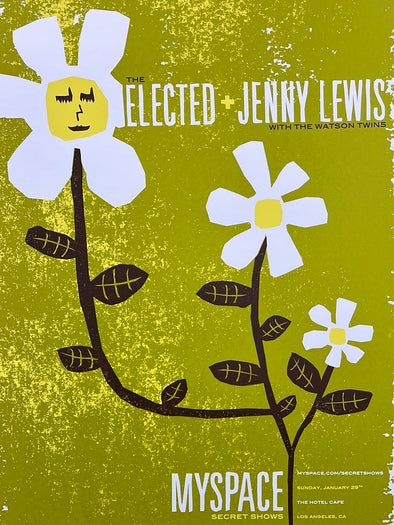 Elected / Jenny Lewis - 2006 Micah Smith poster Los Angeles, CA The Hotel