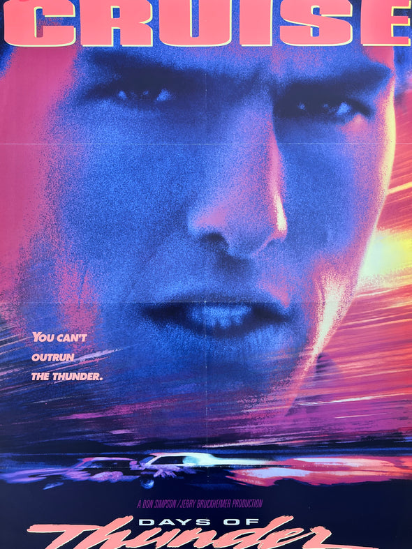 Days Of Thunder - 1990 one sheet movie poster original 27x40