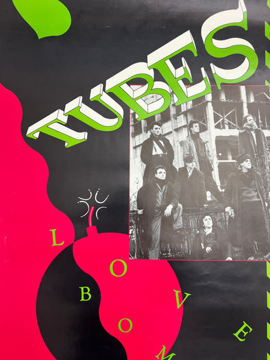 The Tubes - 1985 promo poster original vintage Capitol Records