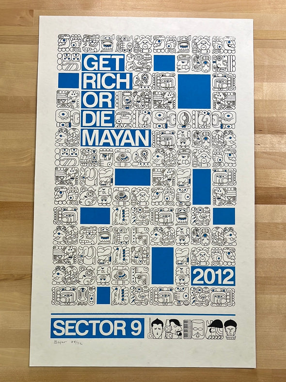 STS9 - 2012 Michael Boyer poster Mayan Riviera