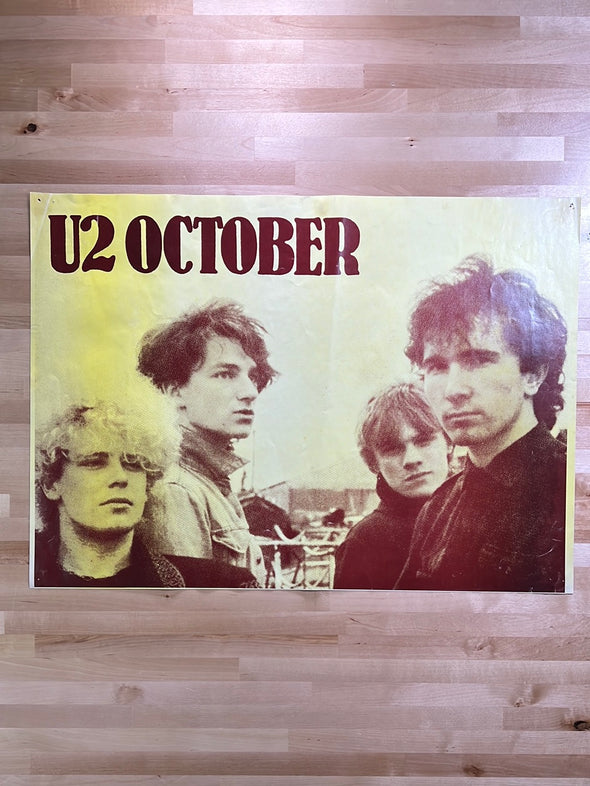 U2 - 1981 October promo poster vintage