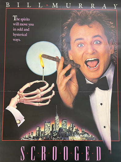 Scrooged - 1988 movie poster original 27x40