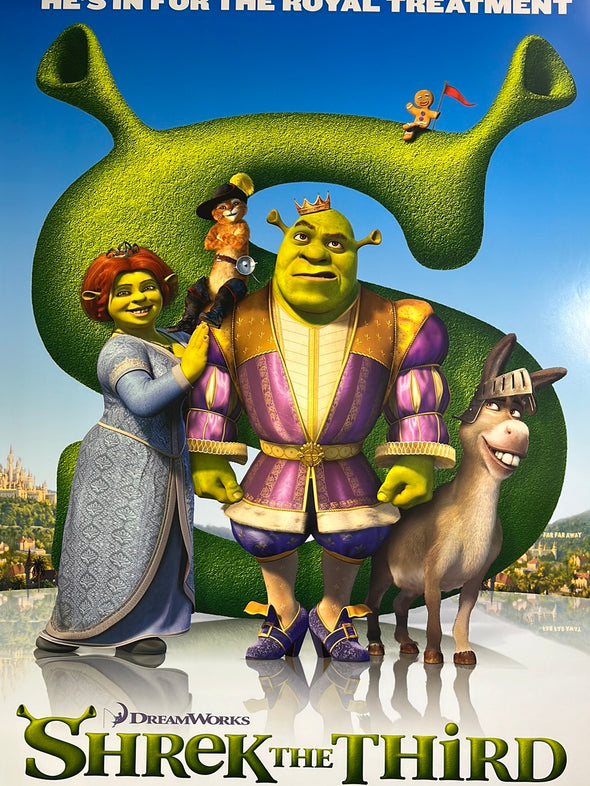 Shrek The Third - 2007 movie poster original 27x40