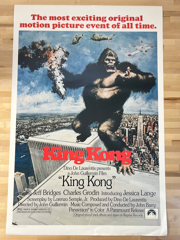 King Kong - 1976 movie poster original
