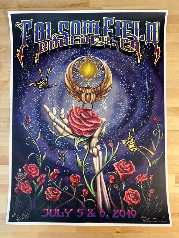 Dead & Company - 2019 Mike DuBois & Mark Serlo poster Boulder, CO The University Of Colorado