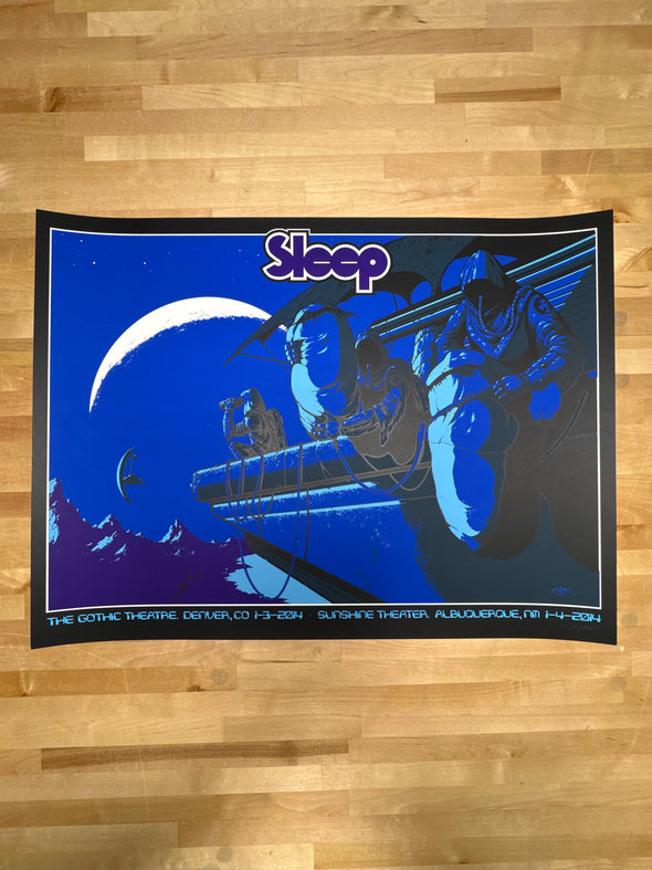 Sleep - 2014 Arik Roper poster Denver, CO The Gothic Theatre + Albuquerque