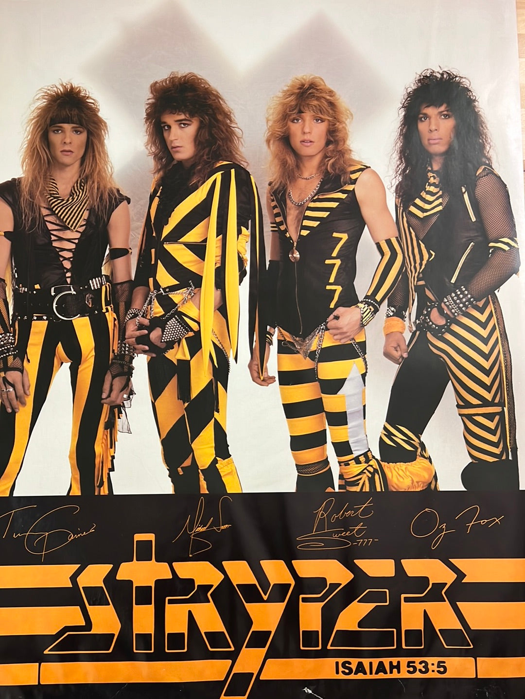Stryper - 1985 poster original vintage – Sold Out Posters