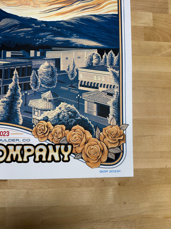 Dead & Company - 2023 Paul Kreizenbeck poster Boulder, CO Folsom Field
