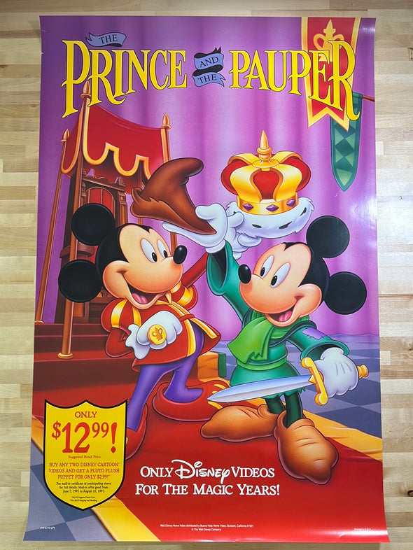 Prince And The Pauper - 1990 movie poster original