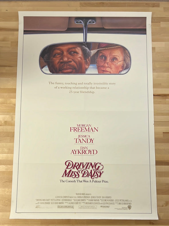 Driving Miss Daisy - 1989 movie poster original 27x40