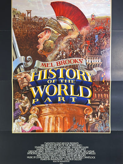 Mel Brooks' History Of The World Part I - 1981 movie poster original vintage