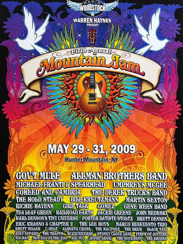 Mountain Jam - 2009 poster Hunter, NY Hunter Mountain