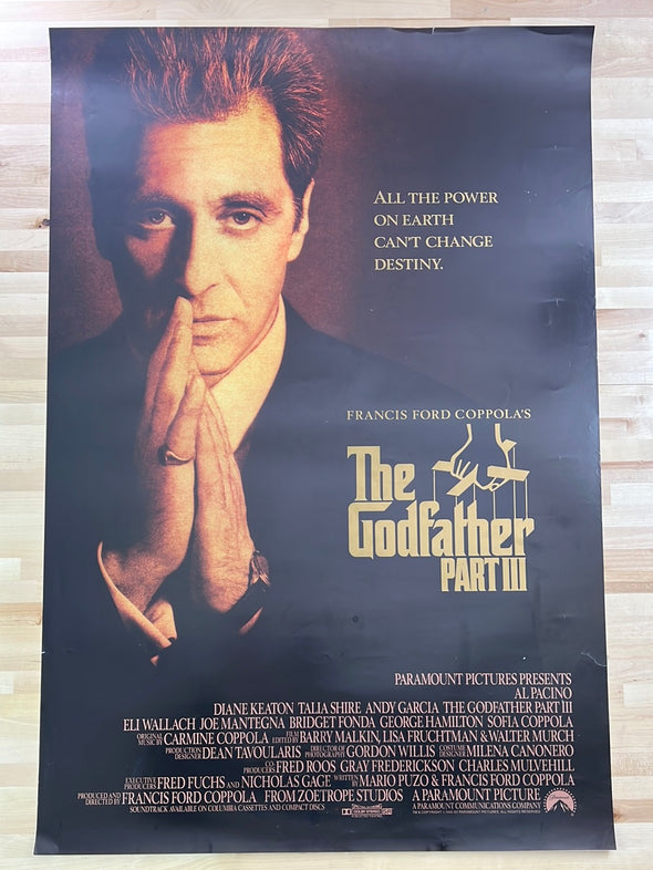 The Godfather Part III - 1990 movie poster original