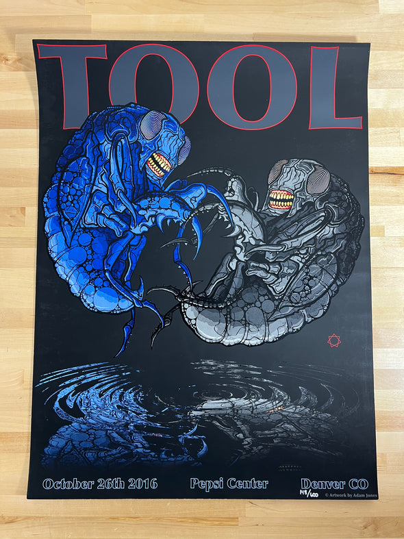 Tool - 2016 Adam Jones poster Pepsi Center Denver, CO