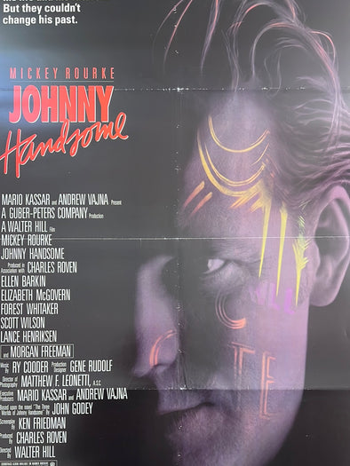 Johnny Handsome - 1989 movie poster original
