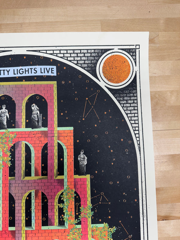 Pretty Lights - 2017 Eric Nyffeler poster New Braunfels, TX