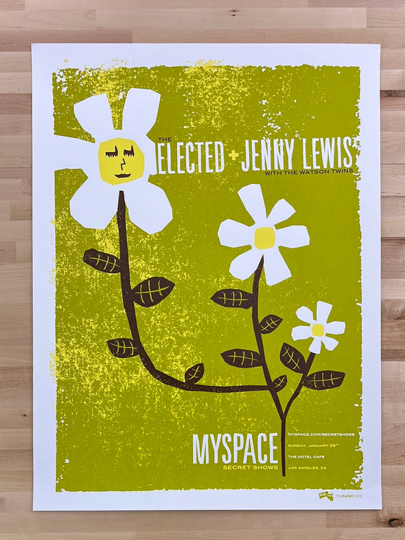 Elected / Jenny Lewis - 2006 Micah Smith poster Los Angeles, CA The Hotel