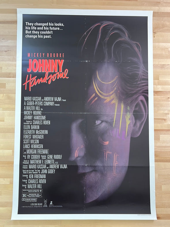 Johnny Handsome - 1989 movie poster original