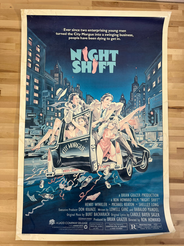 Night Shift - 1982 one sheet movie poster original 27x41