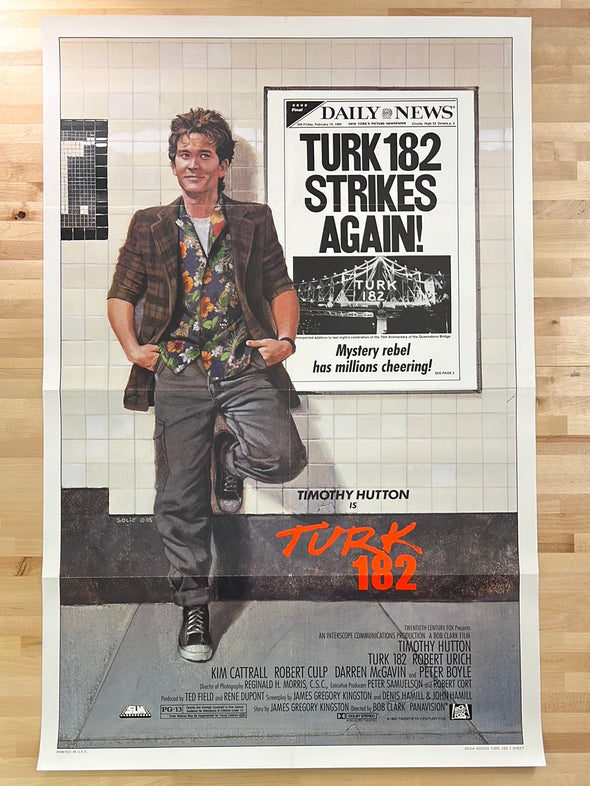 Turk 182 - 1985 movie poster original vintage