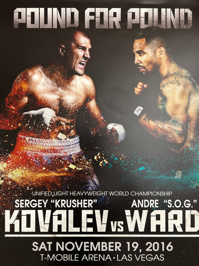 Boxing - 2016 Kovalev vs Ward Poster