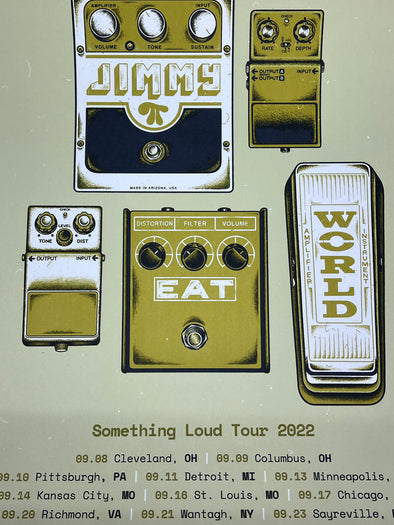 Jimmy Eat World - 2022 Mikaela Jane Something Loud Tour poster