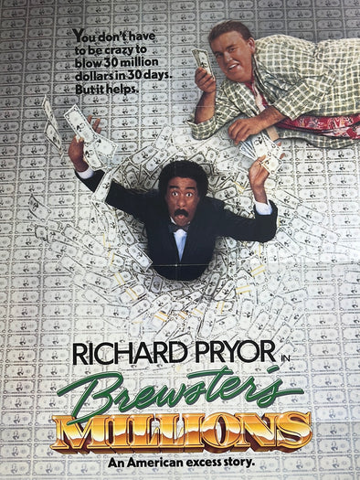 Brewster's Millions - 1985 movie poster original vintage