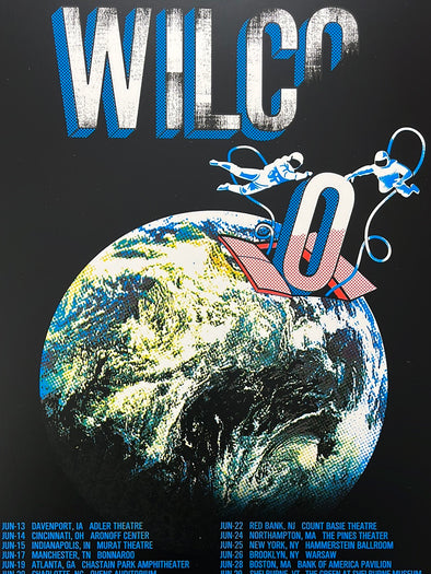 Wilco - 2007 Methane Studios poster North American Tour