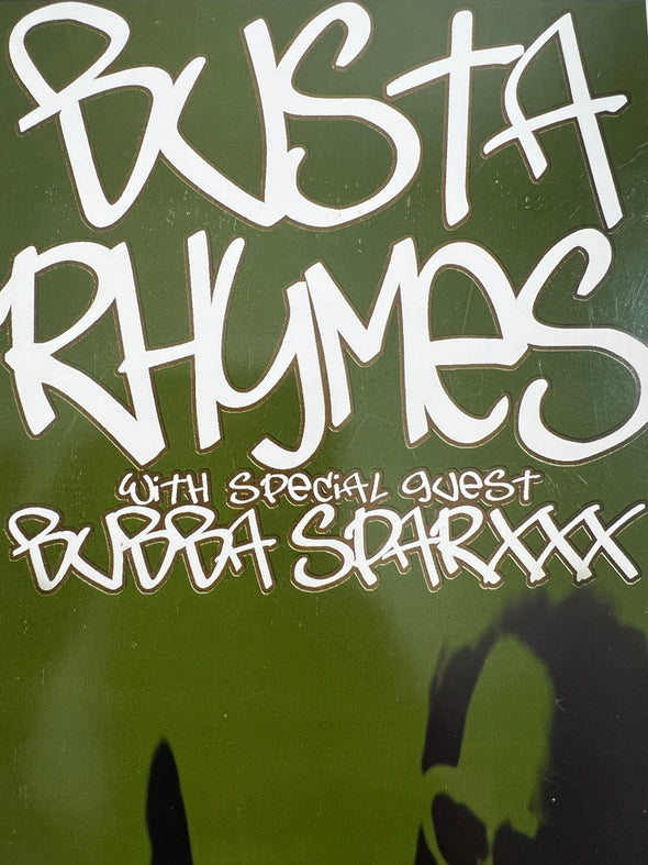 Busta Rhymes - Jared Connor promo poster Austin, TX Stubb's BBQ