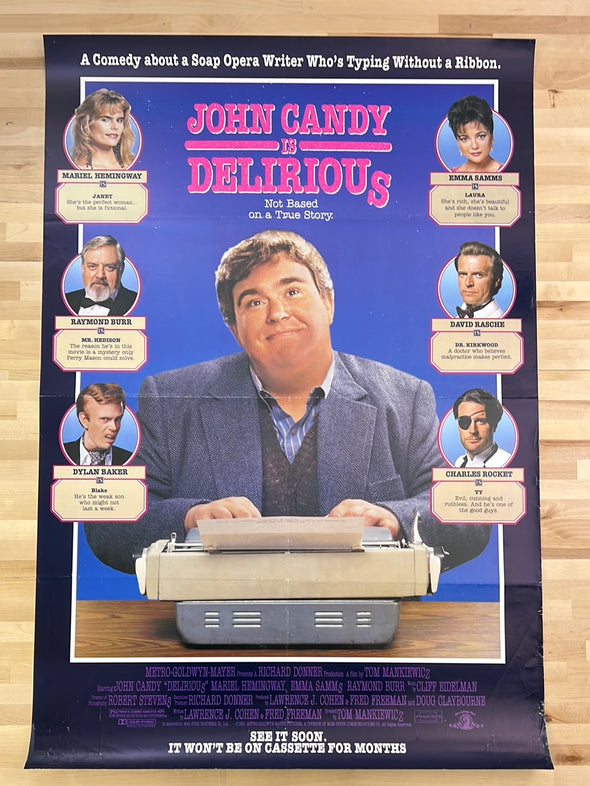 Delirious - 1991 movie poster original
