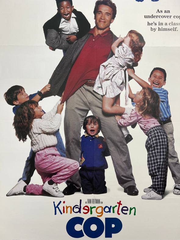 Kindergarten Cop - 1990 video promo movie poster original 26x38