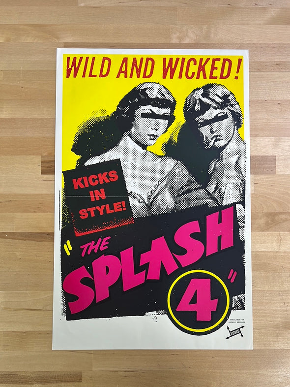 The Splash - promo poster Estrus Records