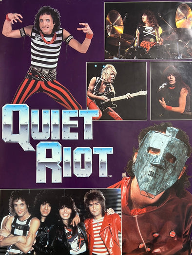 Quiet Riot - 1984 poster original vintage