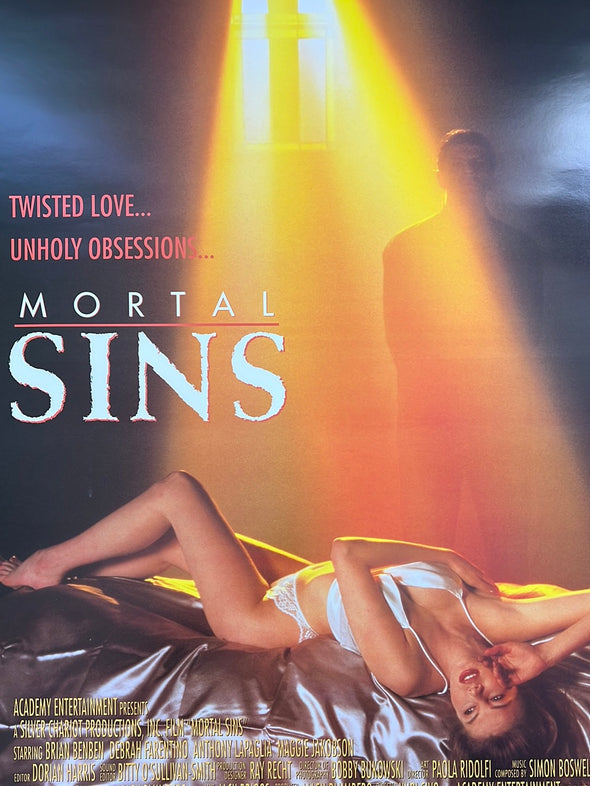 Mortal Sins - 1989 movie poster original