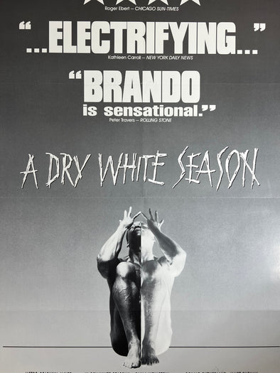 A Dry White Season - 1989 one sheet movie poster original 27x40