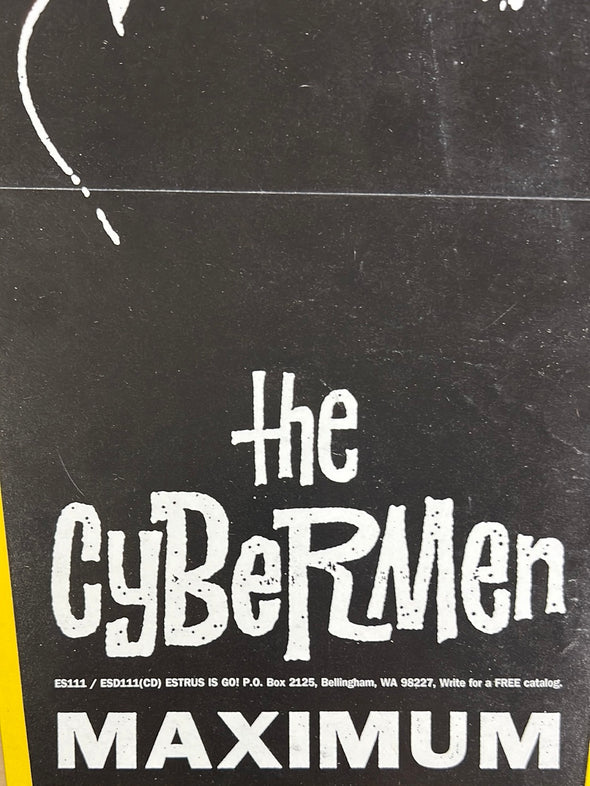 The Cybermen - Art Chantry promo poster Estrus Records